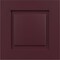 Ekena Millwork 12"W x 12"H True Fit PVC Raised Panel Shutters Sample, Wine Red SAMPLE-TFPRPWR - alternate 1